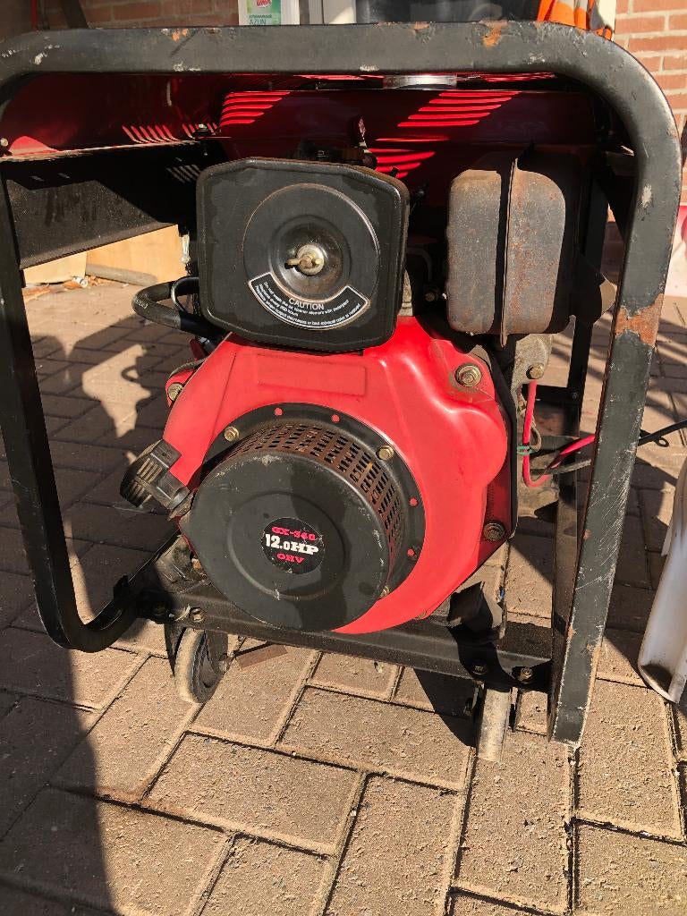 dieselmotor 12 pk generator, Doe-het-zelf en Verbouw, Motoren, Gebruikt, Dieselmotor, 1800 rpm of meer, Ophalen