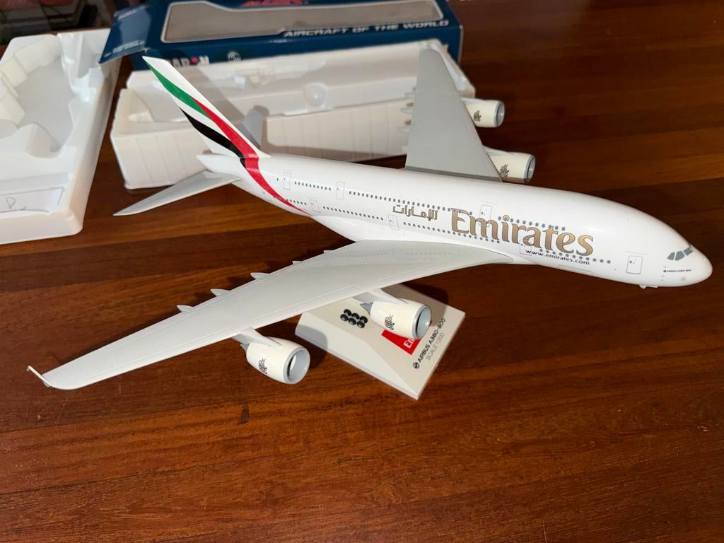 Modelvliegtuig Emirates Airbus A380 - Skymarks, Overige merken, Auto, Verzenden, Groter dan 1:32