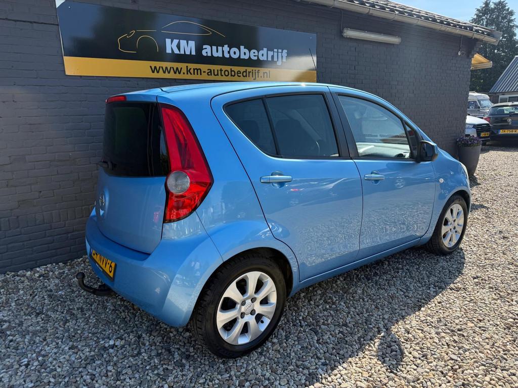 Opel Agila 1.2 Edition*Airco*Elec*LM*Apk*Winterbandenextra*, Voorwielaandrijving, 4 cilinders, Blauw, Origineel Nederlands