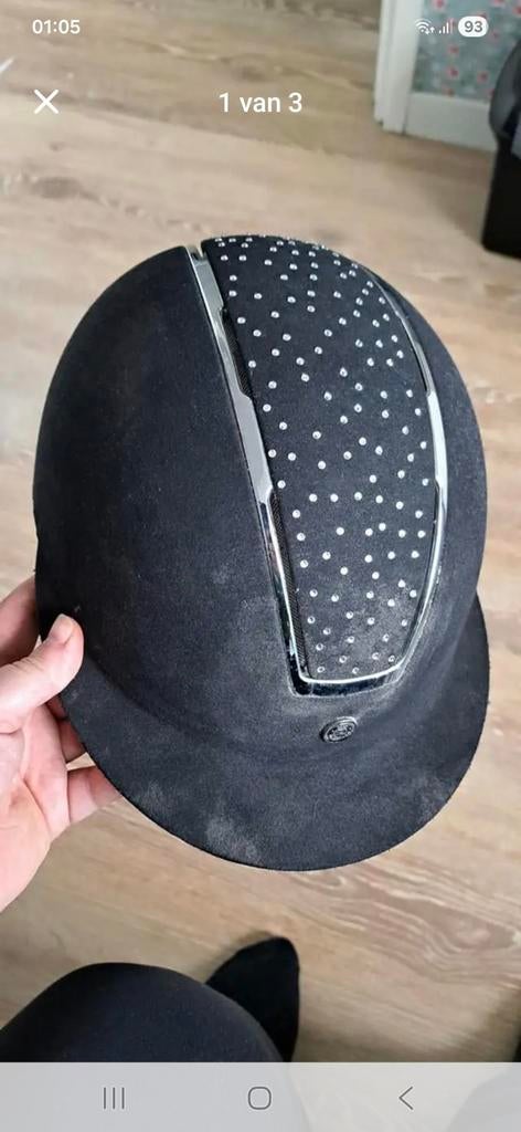 Cap Merk horze solare maat m, Dieren en Toebehoren, Kinderen, Dressuur, Ophalen of Verzenden, Zo goed als nieuw