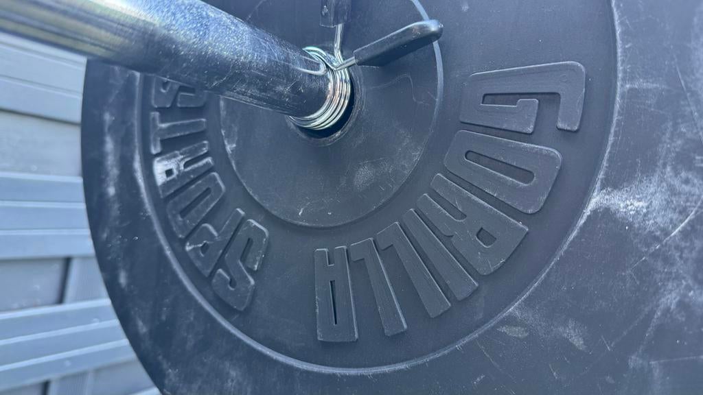 Multifunctionele fitnessbank met Gorilla Sports schijven, Ophalen, Gebruikt, Krachtstation, Borst