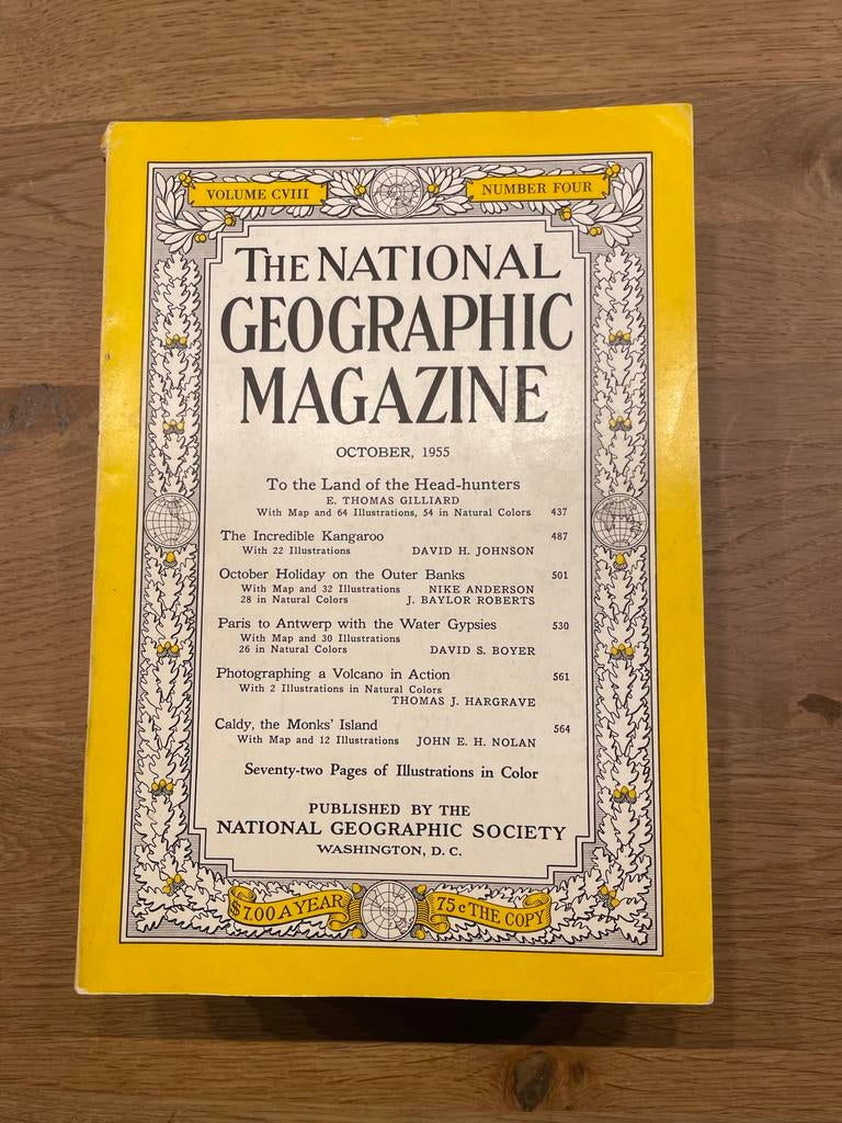 National Geographic Magazine - enkele nummers uit 1955, Ophalen, Gelezen, Overige typen