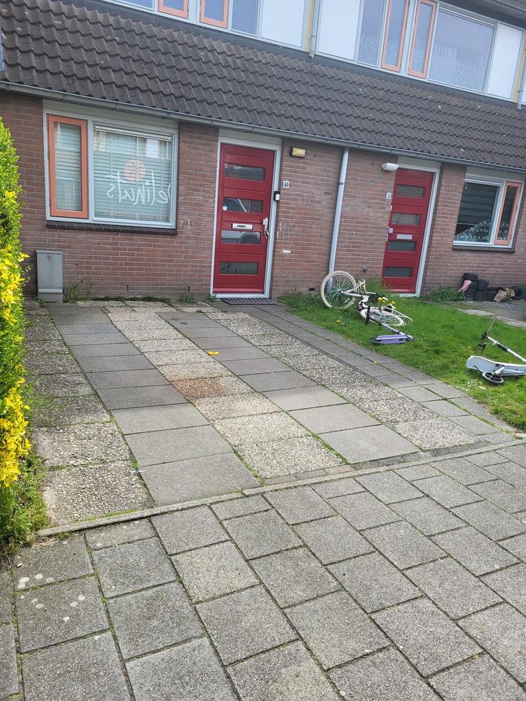 Tegels 60x40, Ophalen, Gebruikt, Beton, Terrastegels