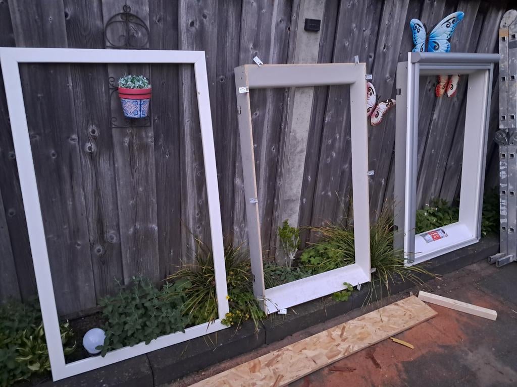 2x Velux M06 binnenaftimmering met 1x vliegenhor, Ophalen, Gebruikt, 80 tot 100 cm, Overige typen