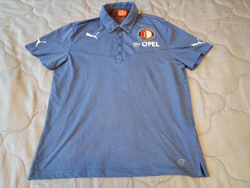 Feyenoord Puma poloshirt met Opel‑sponsor goede staat Maat M, Ophalen, Zo goed als nieuw, Feyenoord, Shirt