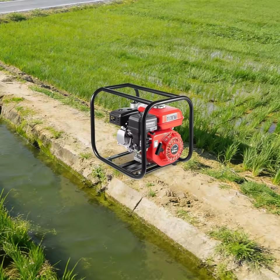 Benzine Waterpomp NIEUW in de Doos. ONGEBRUIKT., Tuin en Terras, Waterpompen, Ophalen of Verzenden, Nieuw, Handmatig, Overige typen