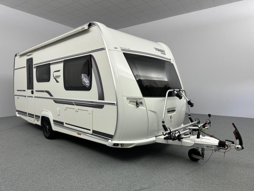 Fendt Bianco Activ 465 SGE Mover Zakluifel Voortent, Caravans en Kamperen, Caravans, Koelkast, Bedrijf, Tot en met 3, Fendt