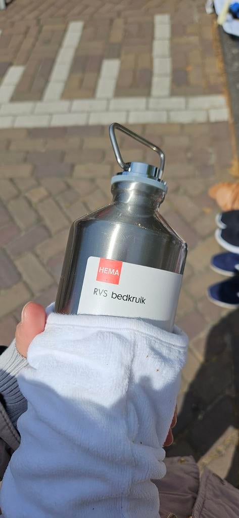 Hema RVS bedkruik voor baby, Ophalen of Verzenden, Zo goed als nieuw