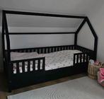 Zwart bedhuisje 90x200, Ophalen, 85 tot 100 cm, Gebruikt, Lattenbodem