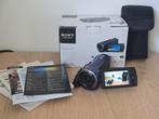 Sony HDR-CX220E videocamera HD blauw in doos!, 20x of meer, Ophalen of Verzenden, Zo goed als nieuw, Sony