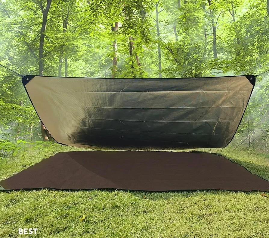 Nooddeken tarp  outdoor vaderdag kado survival noodpakket, Caravans en Kamperen, Nieuw, Ophalen of Verzenden, Huntiner, Nb