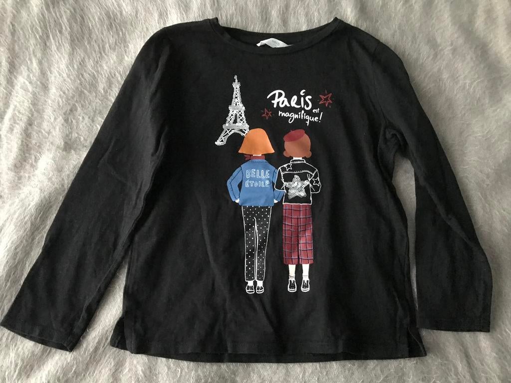 Shirt mango mt 122, Kinderen en Baby's, Kinderkleding | Maat 122, Ophalen of Verzenden, Zo goed als nieuw, Meisje, Shirt of Longsleeve