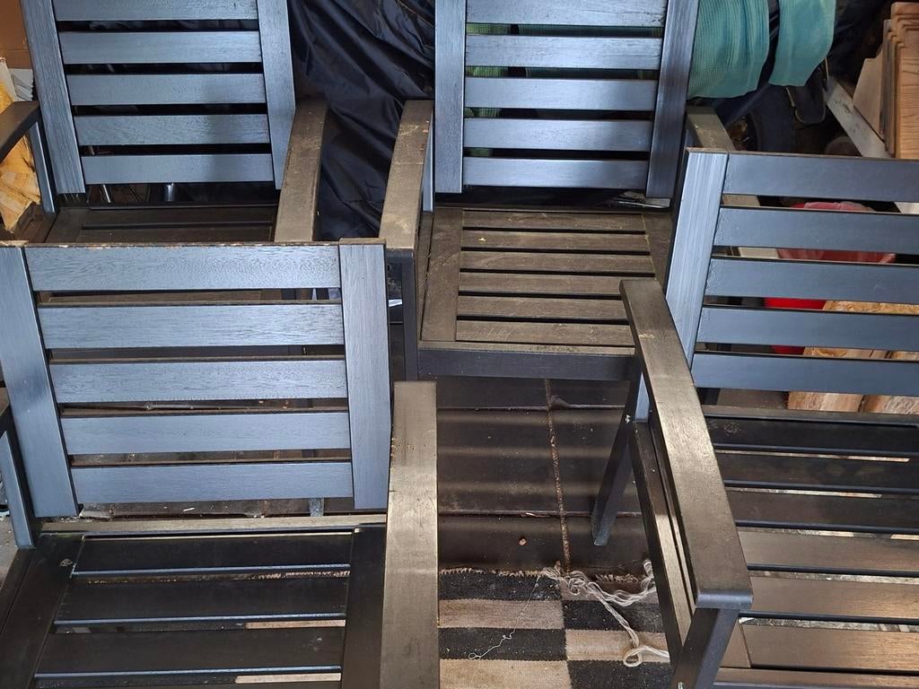 4 IKEA Tuinstoelen, Tuin en Terras, Tuinstoelen, Ophalen