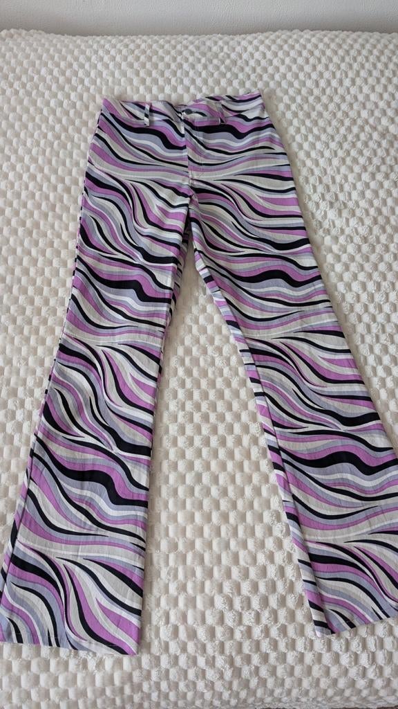 high waisted flared jeans - Motel Rocks - paarse broek - S, Kleding | Dames, Spijkerbroeken en Jeans, Overige kleuren, Nieuw, Motel rocks