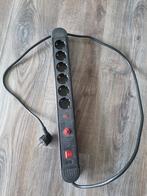 Zwarte stekkerdoos met 6 stopcontacten, Ophalen of Verzenden, Stopcontact