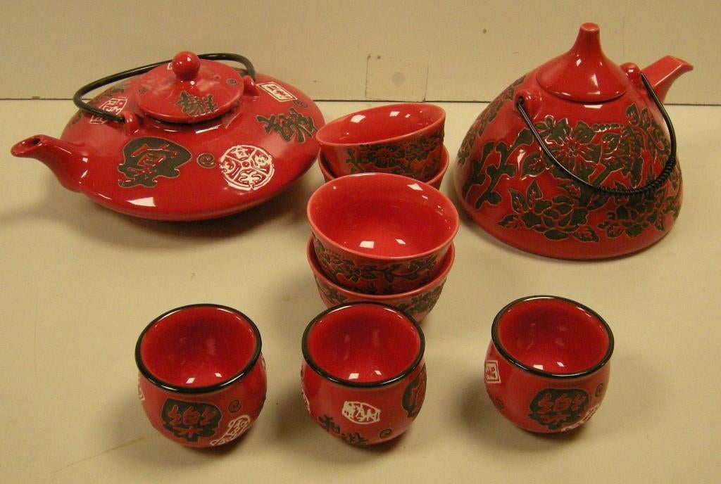 Chinees theeservies, Gebruikt, Overige typen, Ophalen of Verzenden, X