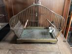 Antiek koper vogelkooi, Dieren en Toebehoren, Vogels | Hokken en Kooien, Ophalen of Verzenden, Gebruikt, Overige materialen, Vogelkooi