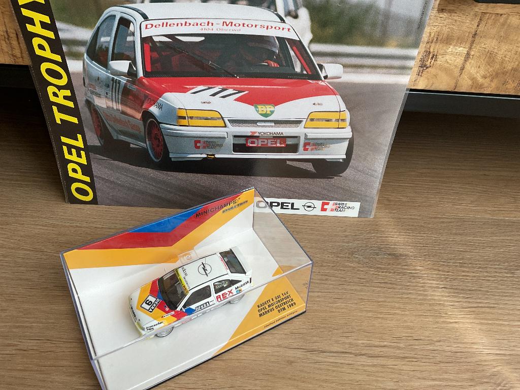 1/43 Opel Kadett GSi 16V M.Oestreich 1989 DTM, Hobby en Vrije tijd, Ophalen of Verzenden, Nieuw, Auto, MiniChamps