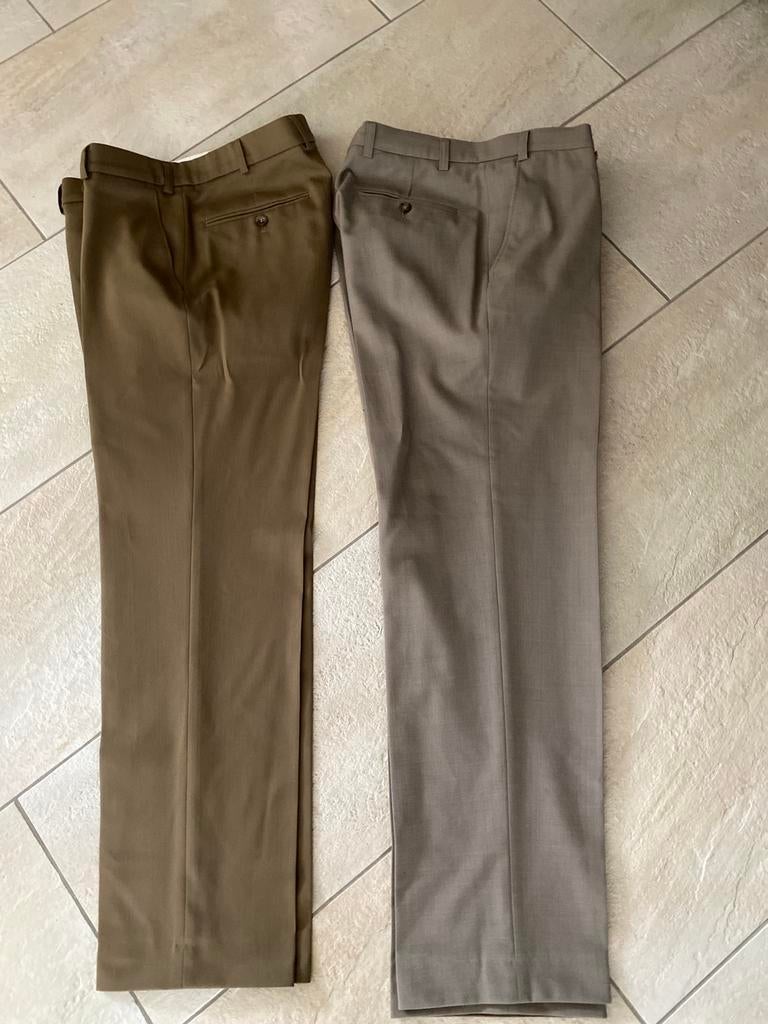 2X. z.g.a.n.  merkkleding heren pantalons maat 50, Kleding | Heren, Ophalen of Verzenden, Zo goed als nieuw, Maat 48/50 (M), Bruin