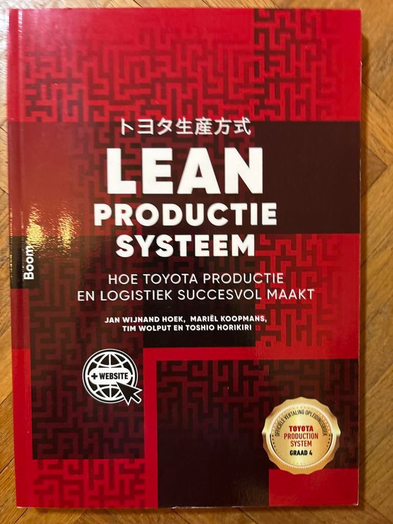 Lean Productie Systeem - Hoe Toyota Productie Succesvol, Boeken, Techniek, Ophalen of Verzenden, Gelezen, Overige onderwerpen