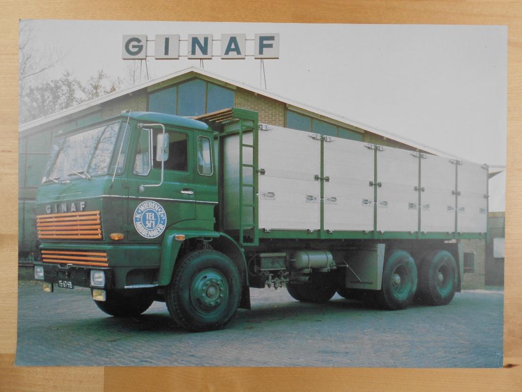 GINAF KFS14 6x4 Brochure ca 1978 – K.F.S. 14, Ophalen of Verzenden, Zo goed als nieuw, Overige merken, GINAF