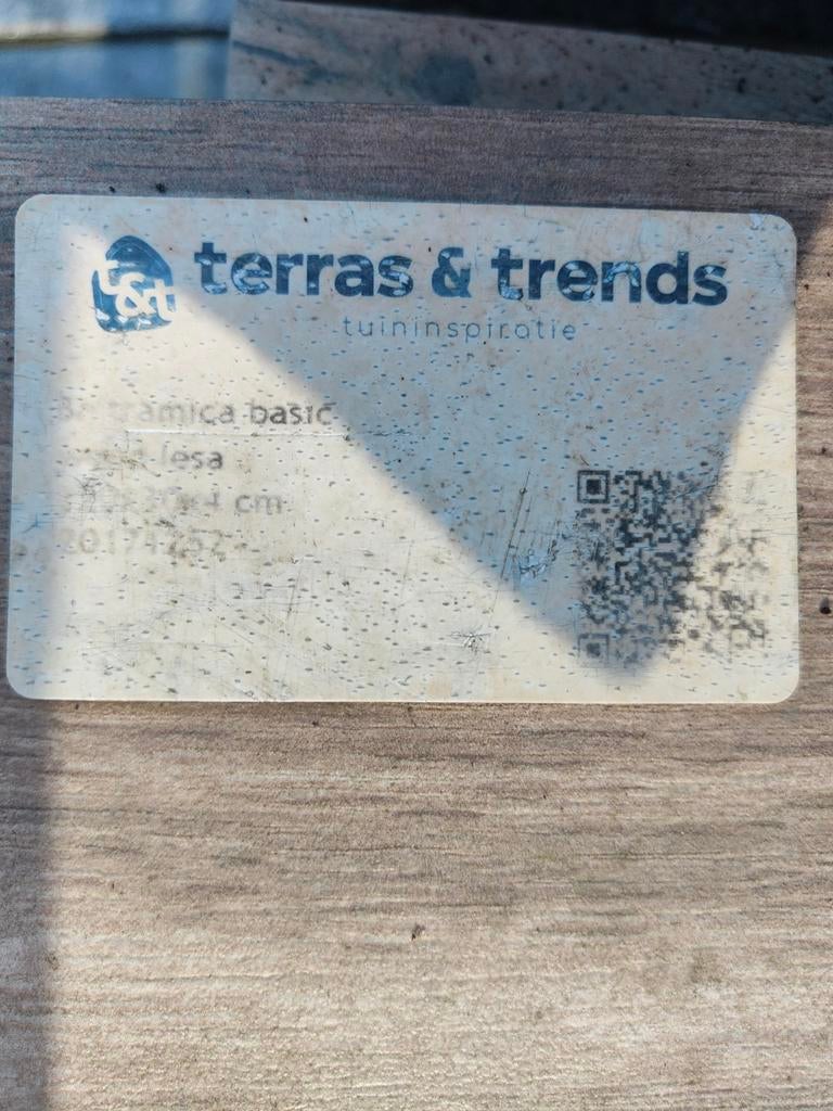 Houtlook Tuintegels - Terras & Trends Keramica Basic, Tuin en Terras, Tegels en Klinkers, Ophalen, Gebruikt, Keramiek, 5 tot 10 m²