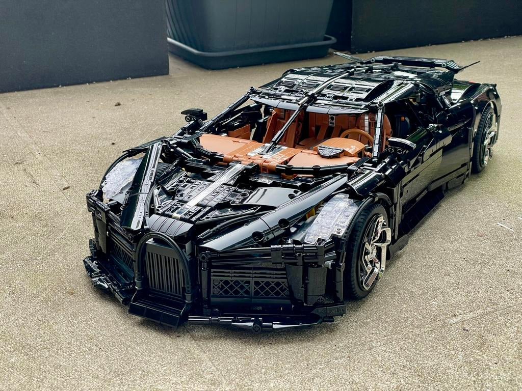 Mould King LEGO model 13163,Bugatti La Voiture Noire RC, Hobby en Vrije tijd, Modelbouw | Radiografisch | Auto's, Ophalen, Zo goed als nieuw