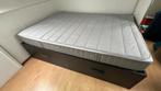 Boxspring Twijfelaar 140x200 met Topper en Laden, Ophalen, 140 cm, Zo goed als nieuw, Twijfelaar