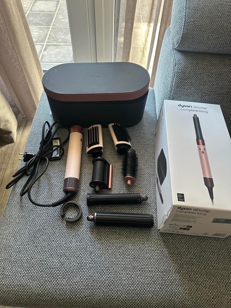 Dyson Airwrap Complete Long, Ophalen of Verzenden, Zo goed als nieuw, Föhn of Haardroger
