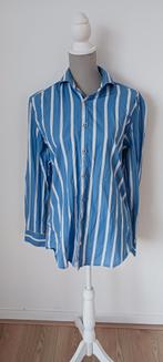 Tresanti Celeste tailored fit blauw witte blouse maat 38, Maat 38/40 (M), Blauw, Tresanti, Ophalen of Verzenden