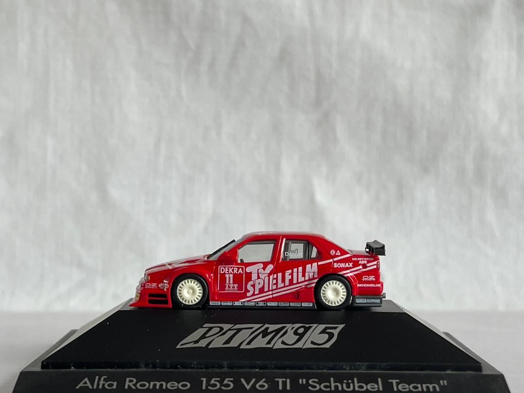 Herpa 11: DTM '95 Alfa Romeo 155 V6 ti "Schübel Team", Hobby en Vrije tijd, Modelauto's | 1:87, Ophalen of Verzenden, Zo goed als nieuw
