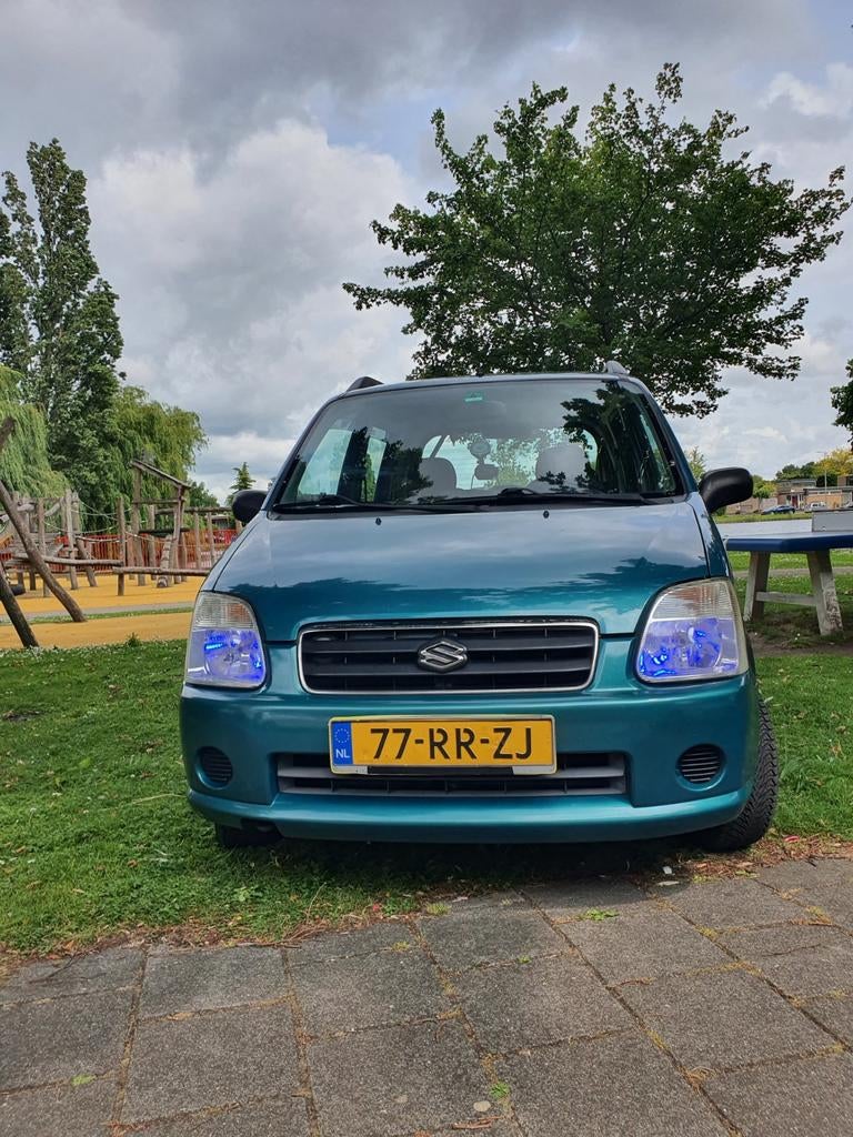 Suzuki Wagon R+ 1.3 2005 Groen, Auto's, Suzuki, Voorwielaandrijving, 40 €/maand, Wagon R+, Origineel Nederlands