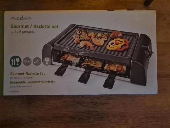 ZGAN GOURMETSTEL VOOR 6 PERSONEN, Witgoed en Apparatuur, Gourmetstellen, Zo goed als nieuw, 4 t/m 7 personen, Ophalen of Verzenden