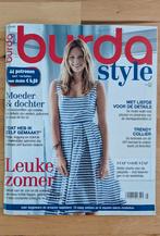 Burda style nr 7 juli 2016 easy, tuinbroek, jurken,sportief, Hobby en Vrije tijd, Ophalen of Verzenden, Zo goed als nieuw, Vrouw