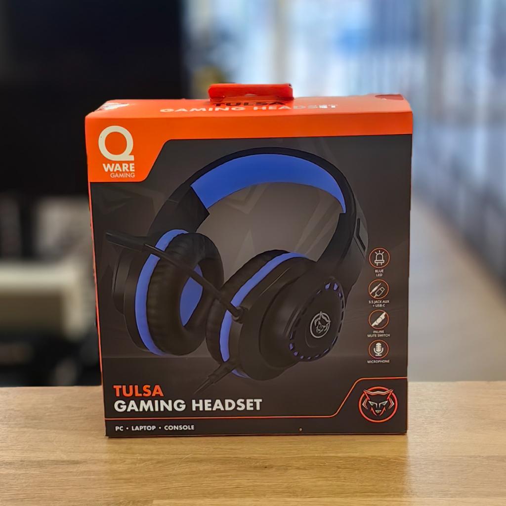 Qware Tulsa Gaming Headset Blue PC Alle Consoles - Nieuw, Flex Ltd., Nieuw, https://flex.com/contact-us, Nobelstraat 10, 5807 GA Oostrum LB, Limburg, Nederland