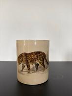 Bloempot met luipaardprint, Gebruikt, Rond, Binnen, Ophalen of Verzenden