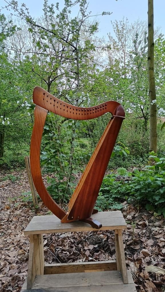 Keltische harp zonder haken, Muziek en Instrumenten, Snaarinstrumenten | Harpen, Ophalen of Verzenden, Gebruikt