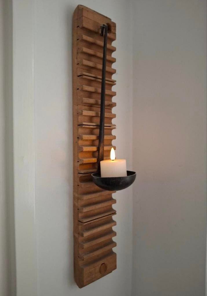 Sigarenvorm met oude ijzeren pollepel / lepel., Antiek en Kunst, Ophalen of Verzenden