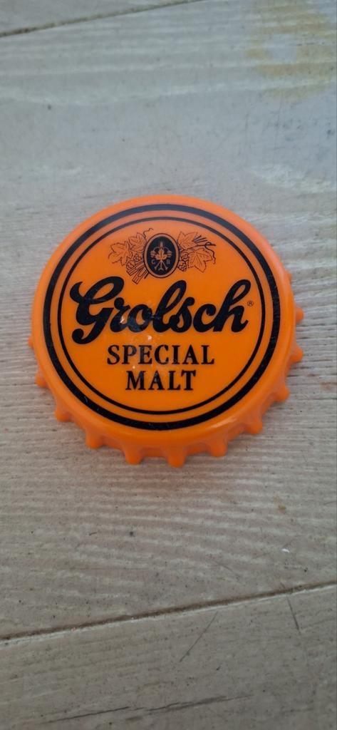 Grolsch opener oranje (26326), Ophalen of Verzenden, Zo goed als nieuw, Flesopener, Grolsch