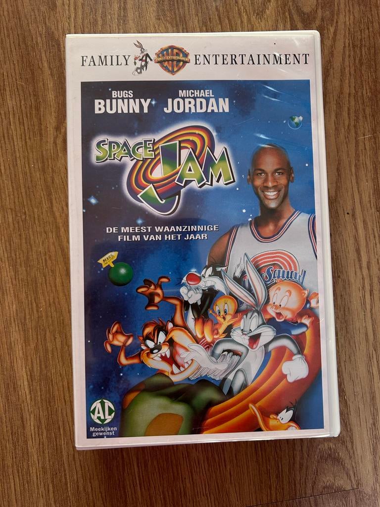 Space Jam VHS - 1996, Alle leeftijden, Ophalen of Verzenden, Zo goed als nieuw, Komedie