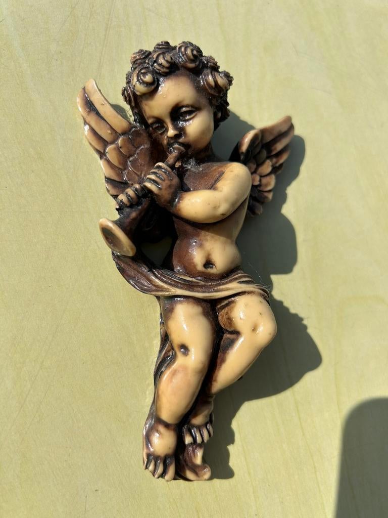 Engel op trompet, Verzamelen, Beelden en Beeldjes, Ophalen of Verzenden, Zo goed als nieuw