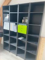 Boekenkasten, Huis en Inrichting, Kasten | Boekenkasten, 200 cm of meer, 25 tot 50 cm, Gebruikt, Met deur(en)