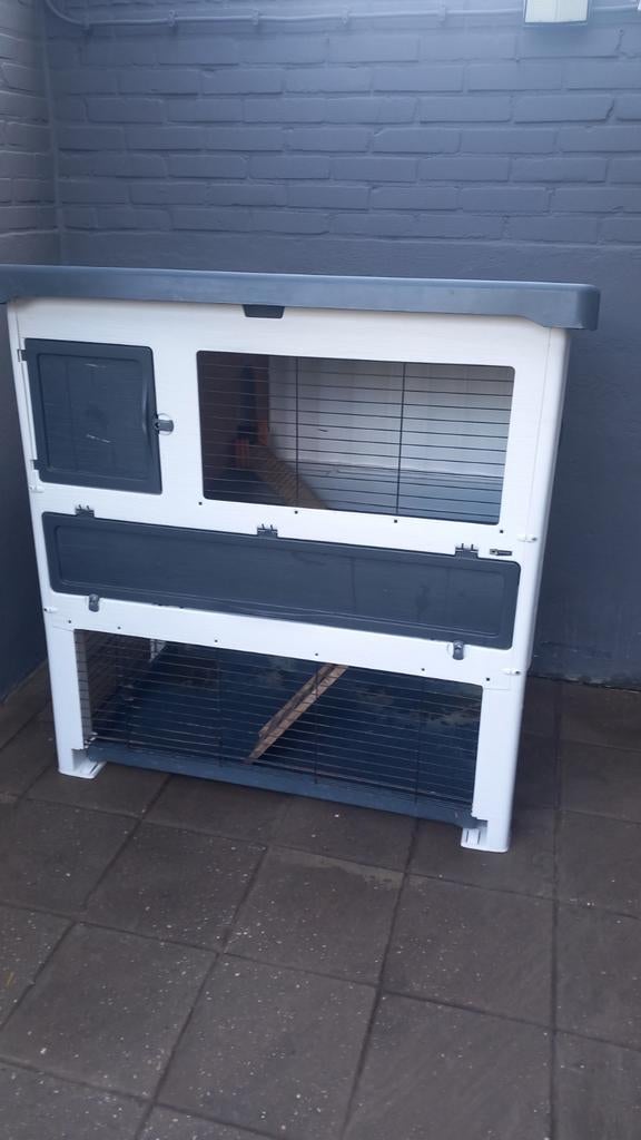 Konijnhok, Dieren en Toebehoren, Ophalen, 75 tot 110 cm, Konijn, 90 cm of meer