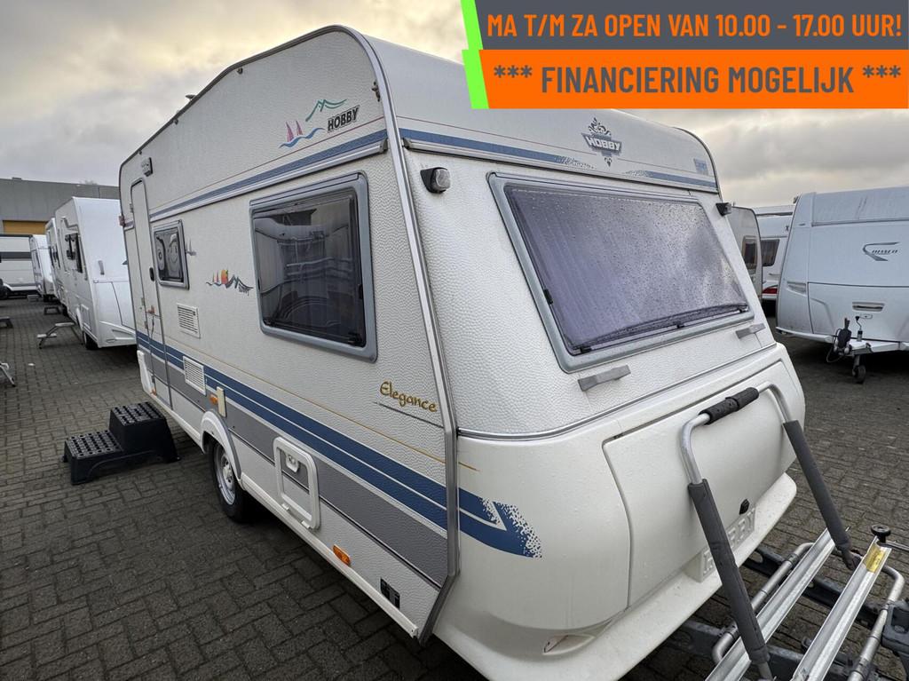 Hobby 430 ELEGANCE, DWARSBED, VOORTENT, TOILET,FIETSENDRAGER, Hobby, Bedrijf, 6 tot 7 meter, Tot en met 3
