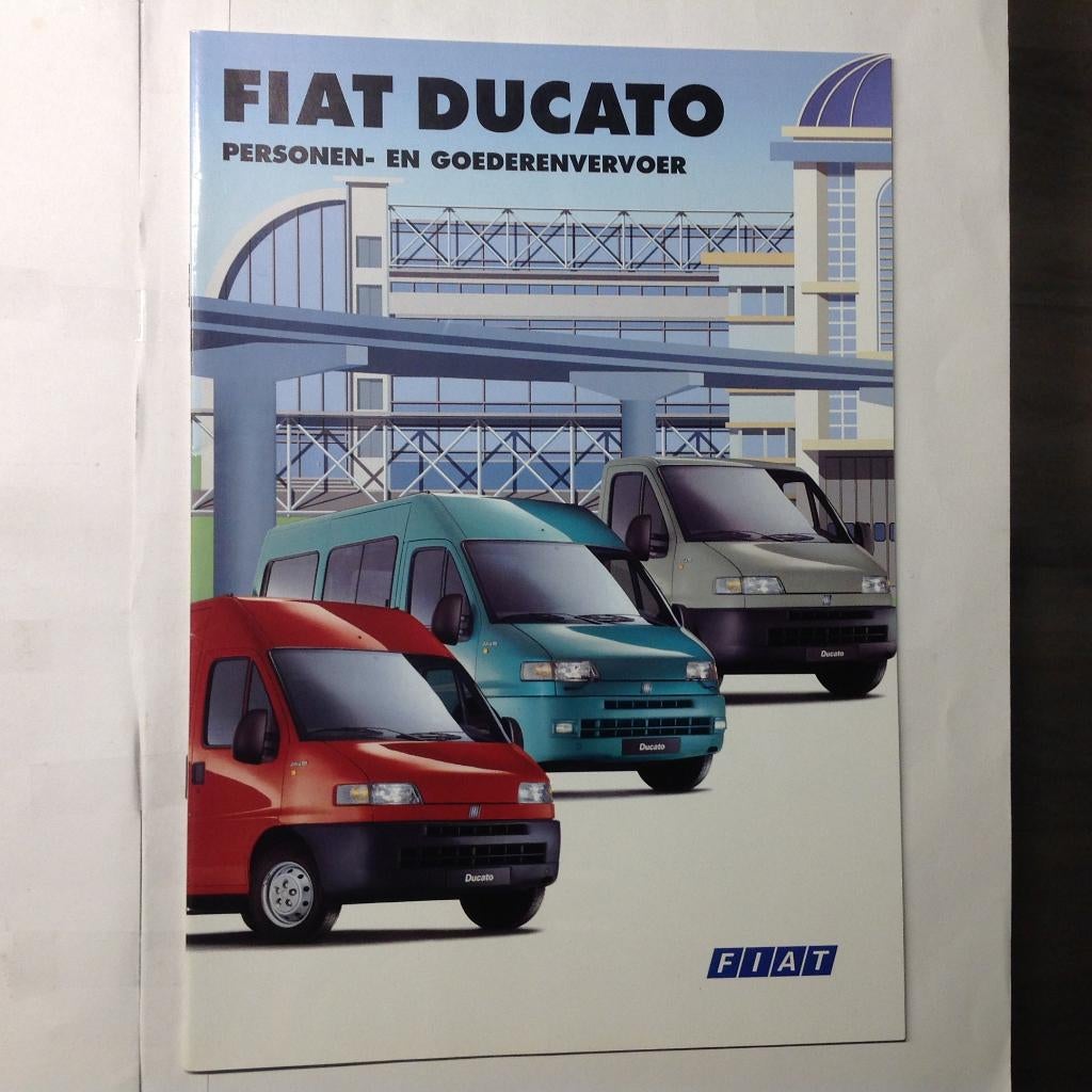 Fiat Ducato folder NED 32 blz 1999, Ophalen of Verzenden, Nieuw, Overige merken
