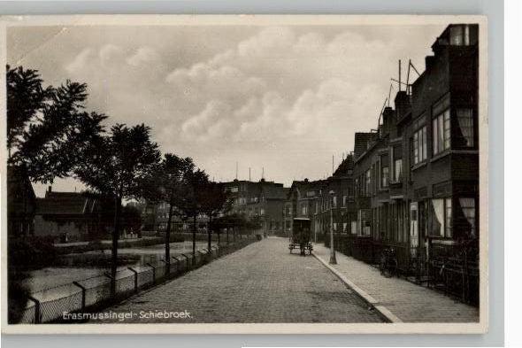 Schiebroek Erasmussingel met paard+wagen of rijtuig SPARO