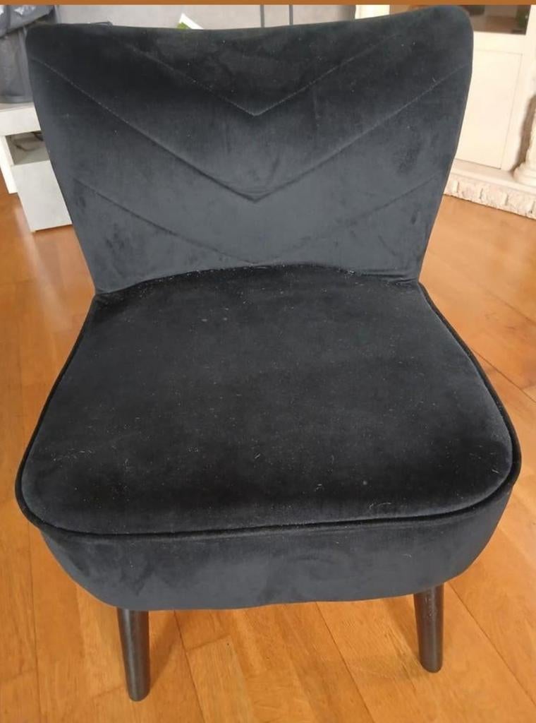 2 leuke stoeltjes zwart, Huis en Inrichting, Stoelen, Ophalen, Twee, Zwart, Zo goed als nieuw