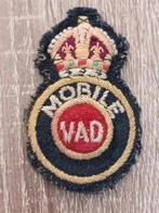 MOBILE Voluntary Aid Detachment badge, Verzamelen, Ophalen of Verzenden, Landmacht, Engeland, Embleem of Badge