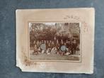 Foto op karton Muziekvereniging De Witte van Haamstede 1906, Ophalen of Verzenden, Voor 1940, Gebruikt, Foto