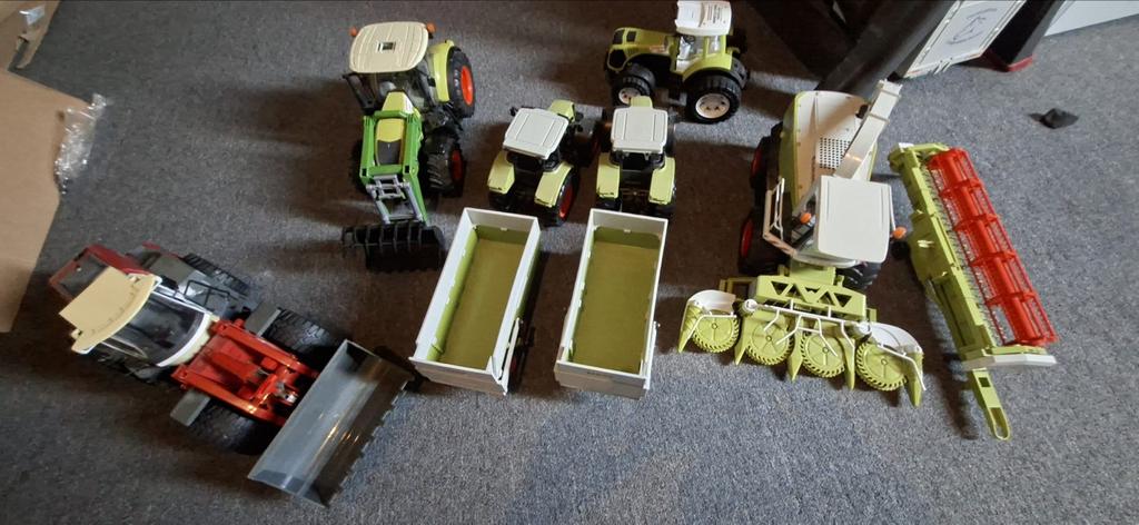 Grote set landbouwvoertuigen speelgoed, Overige merken, Gebruikt, Ophalen of Verzenden, Groter dan 1:32